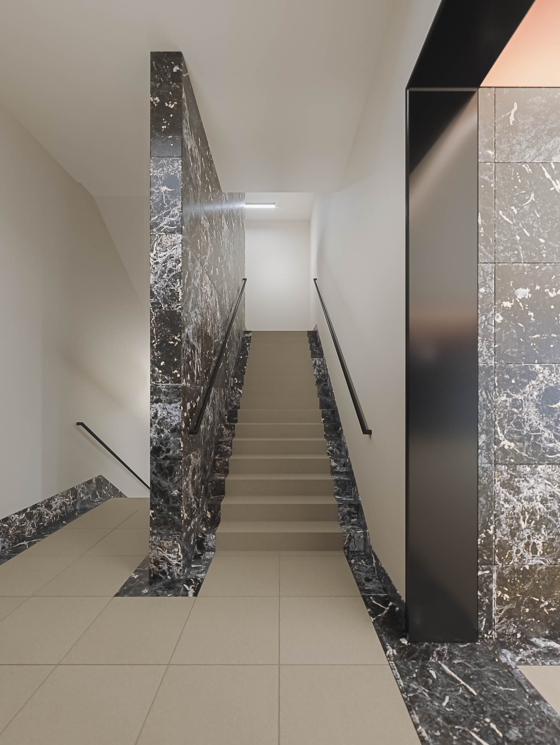 Rendering of the Staircase.