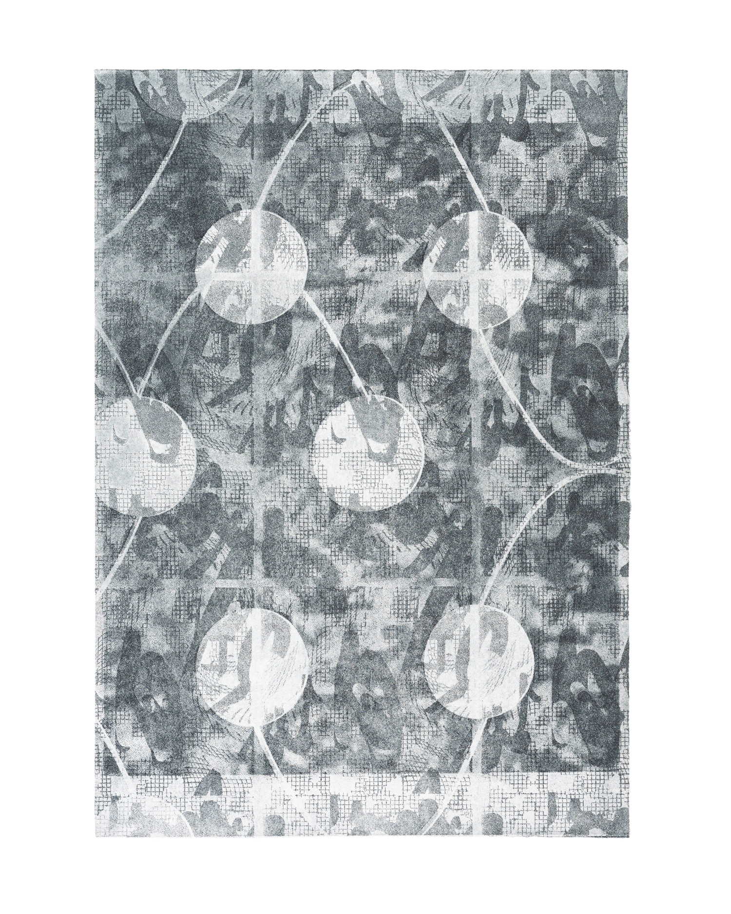  P034, 2021 aquatint etching on handmade paper, mounted on Alu-Dibond 56 x 39 cm Edition 5 + 2 AP