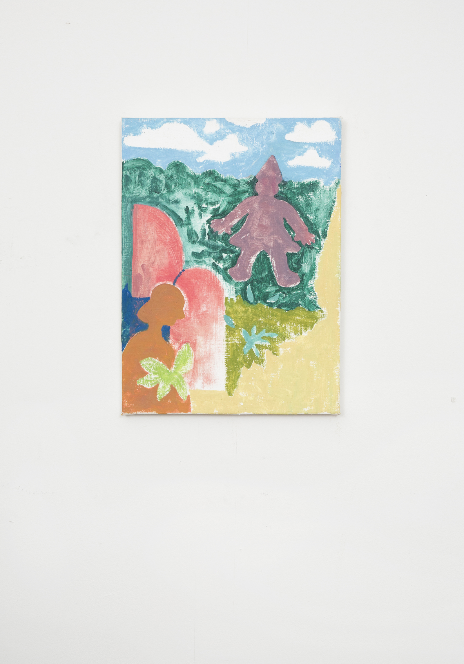 Don't Look Now, 2014. Oil on Linen, 16"x12"