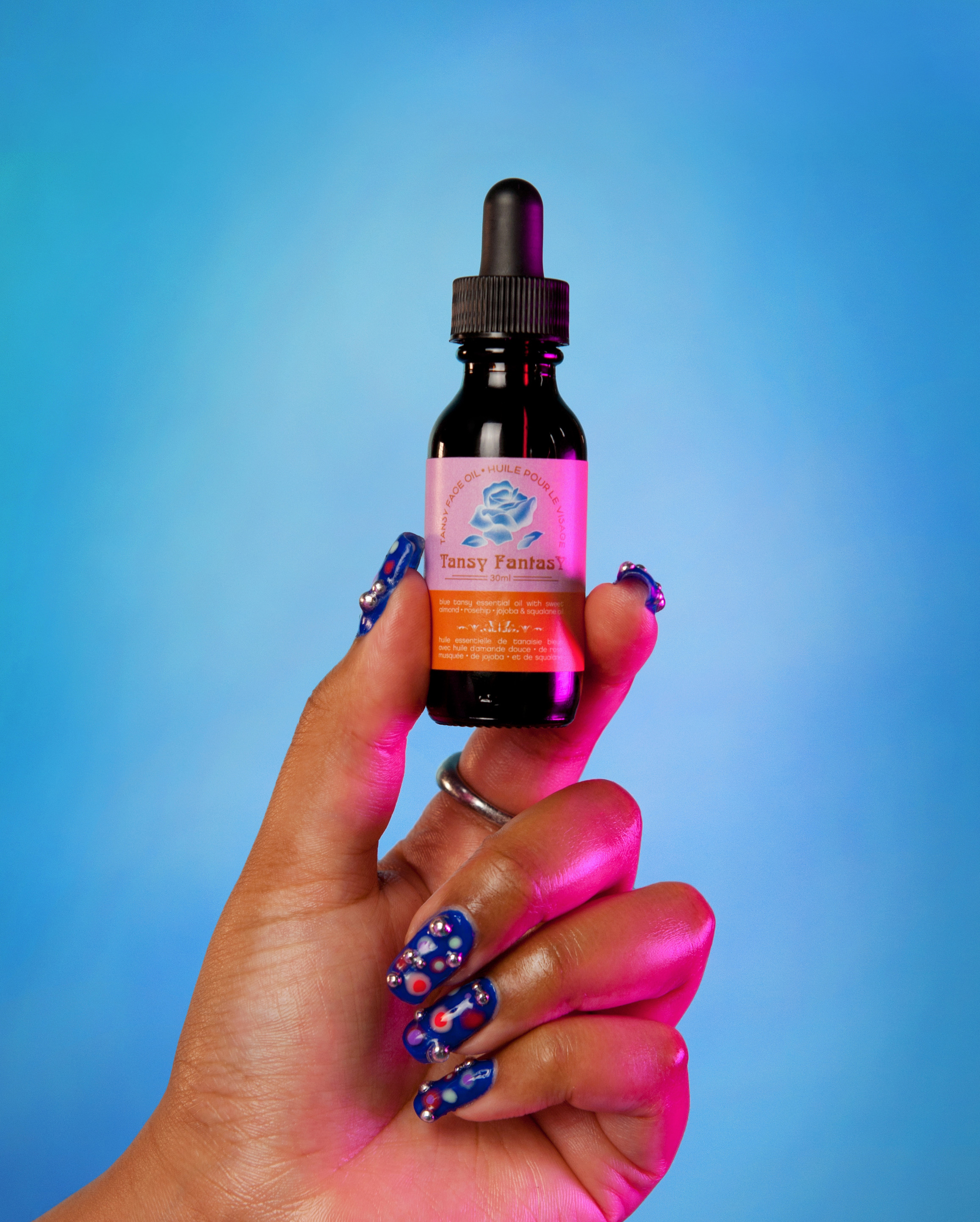 Logo and branding for Tansy Fantasy.