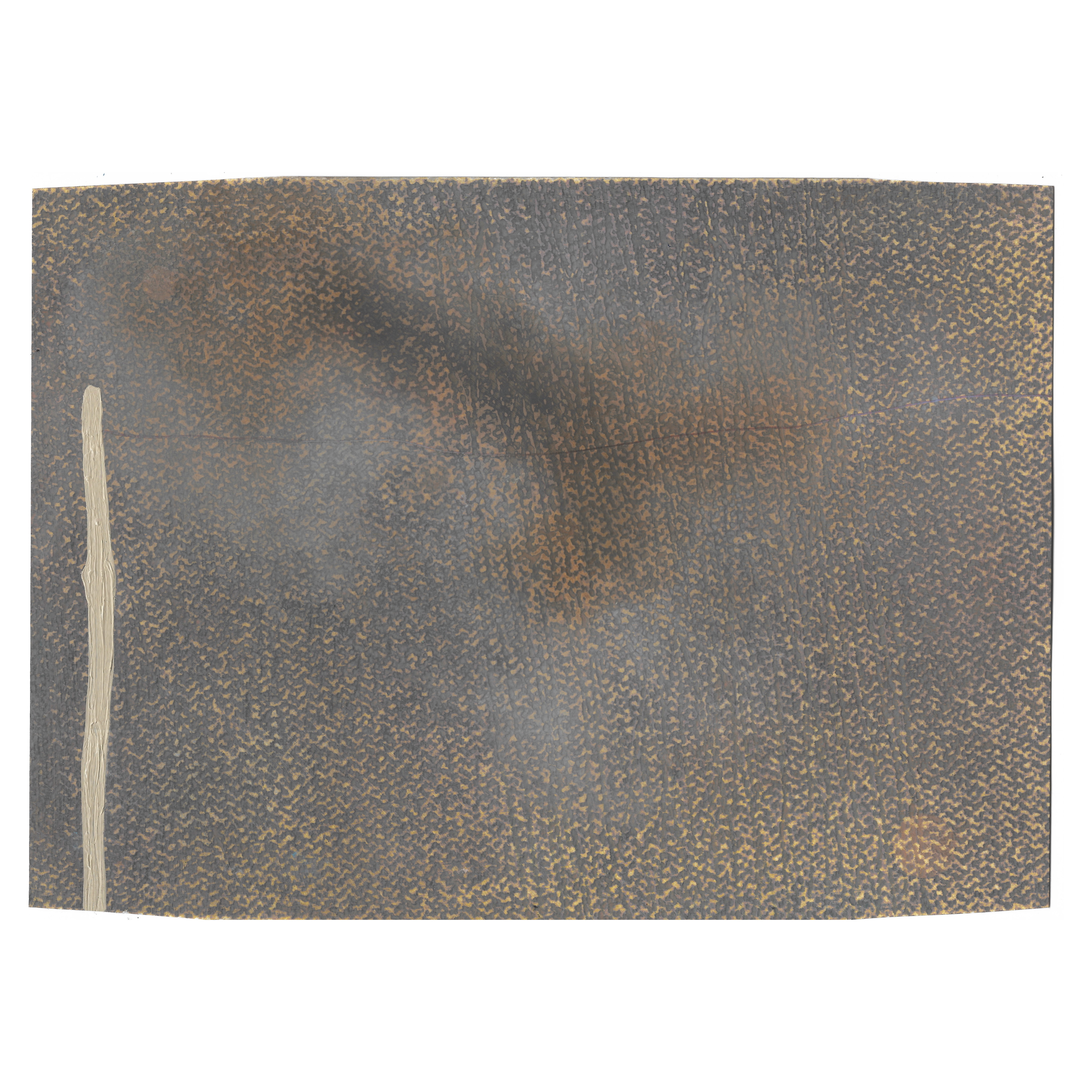 Washing Line (after Guston), 2025, oil on 300gsm paper, 20.5 x 28cm