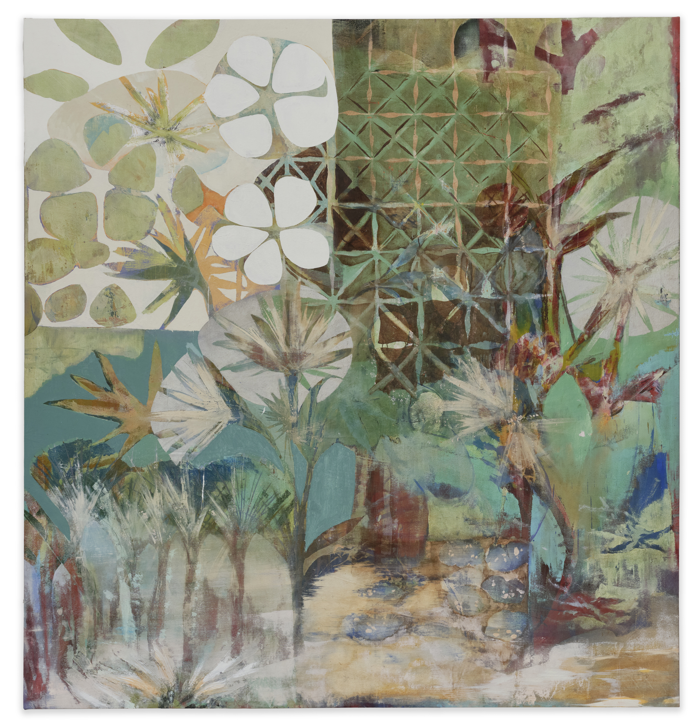 Ezra Cohen, Eden, 2024, oil on canvas, 80 x 78 in. © Ezra Cohen.