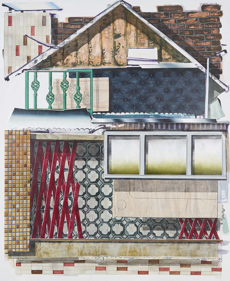 10X, acrylics and oil on canvas, 220 x 180 cm,  2020