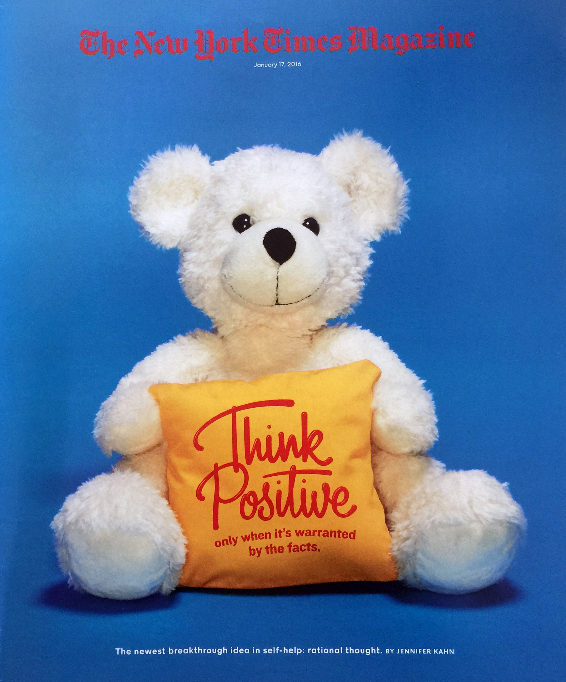 The New York Times Magazine – Happiness Code Cover – January 2016