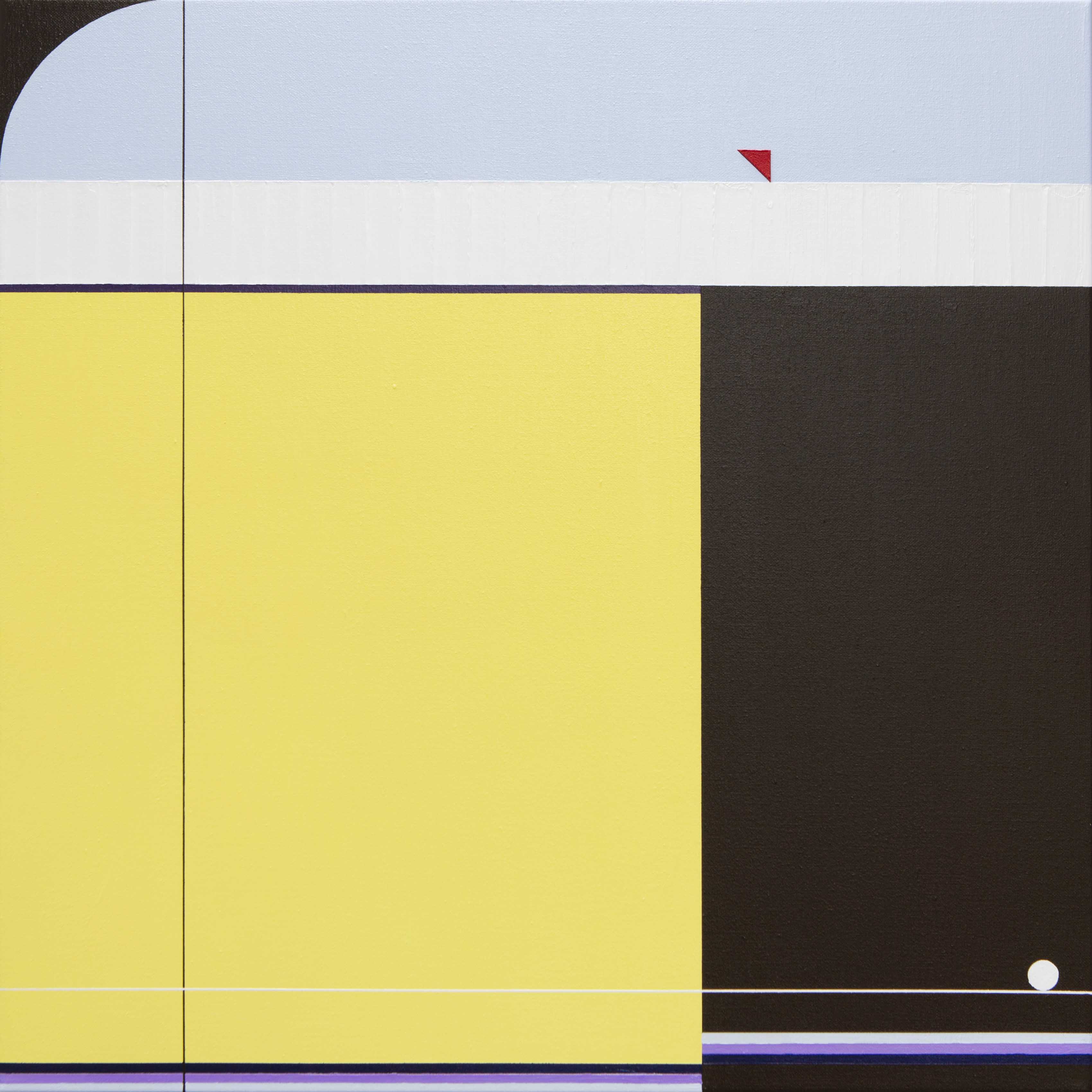 A Shape of Taste no.46, 2022, acrylic on canvas, 53 x 53 cm