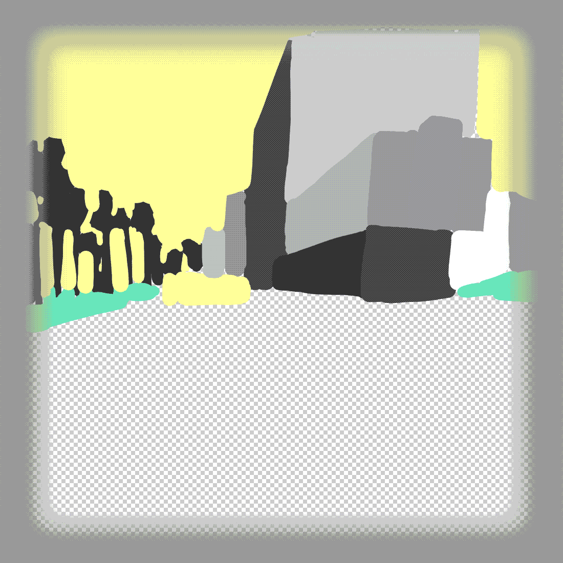 A GIF made for 100 Daughters and 100 Moms exhibition at Typojanchi