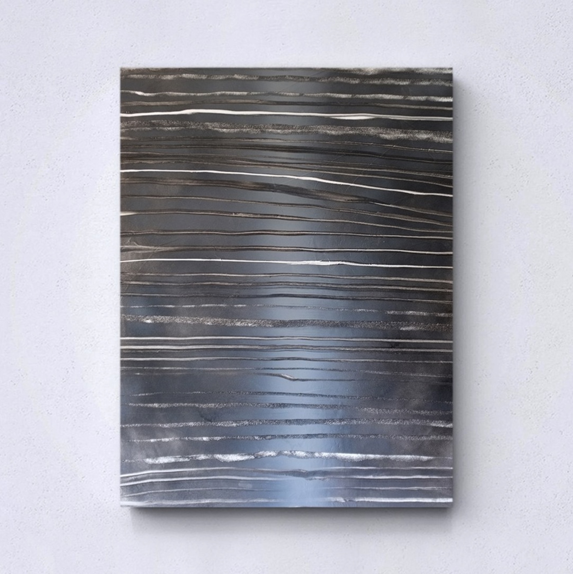 Scanlines - Acrylic and oil on canvas. 96x72cm