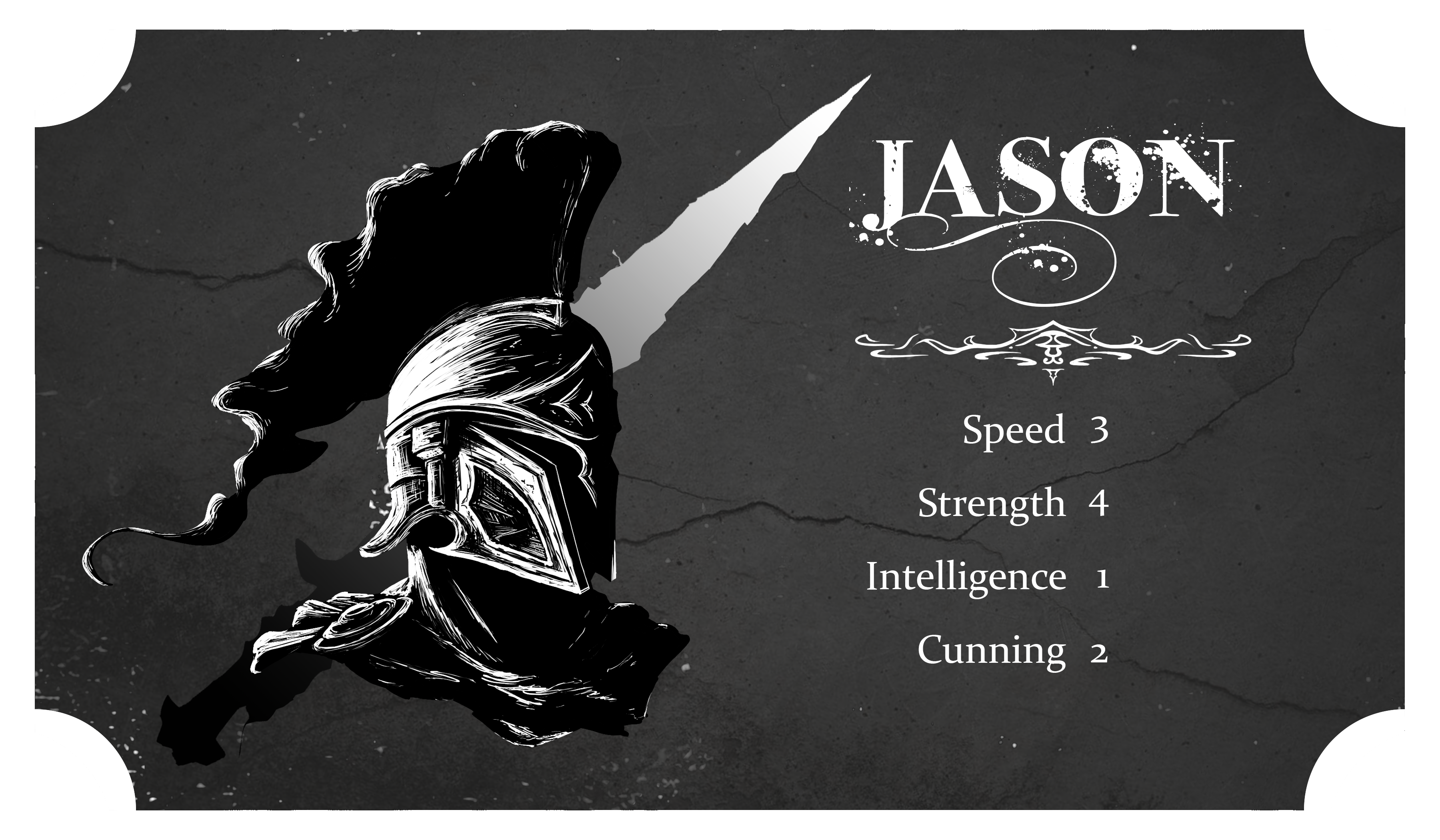 Character Board JasonDigital Media, 6x3.5 in, 2023