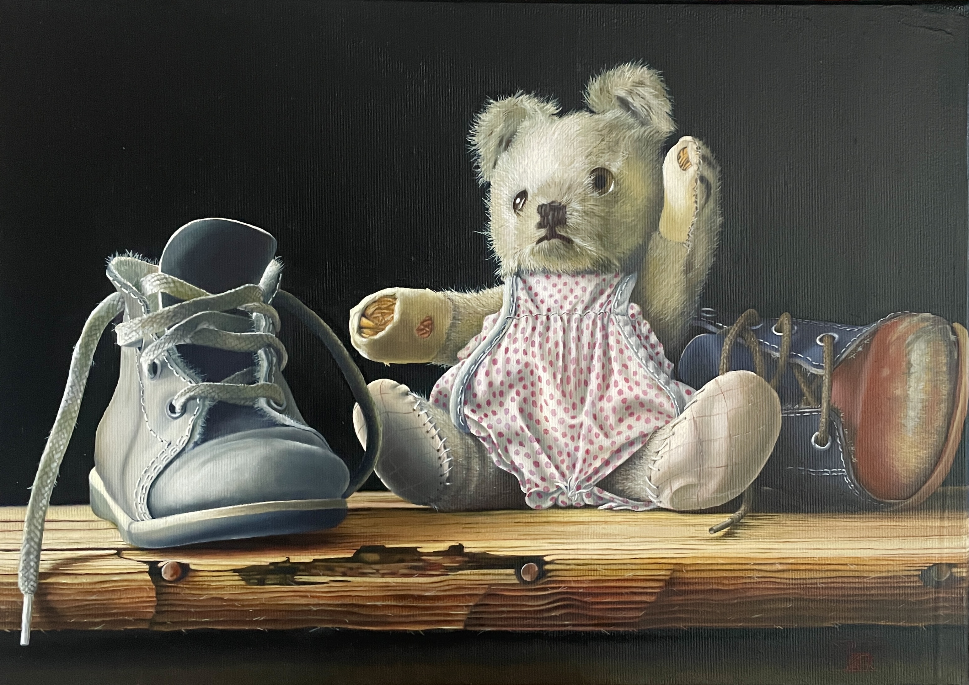 105–«Bär Nr. 2»46x33 cmÖl auf Leinwand2025︎ Bild kaufen