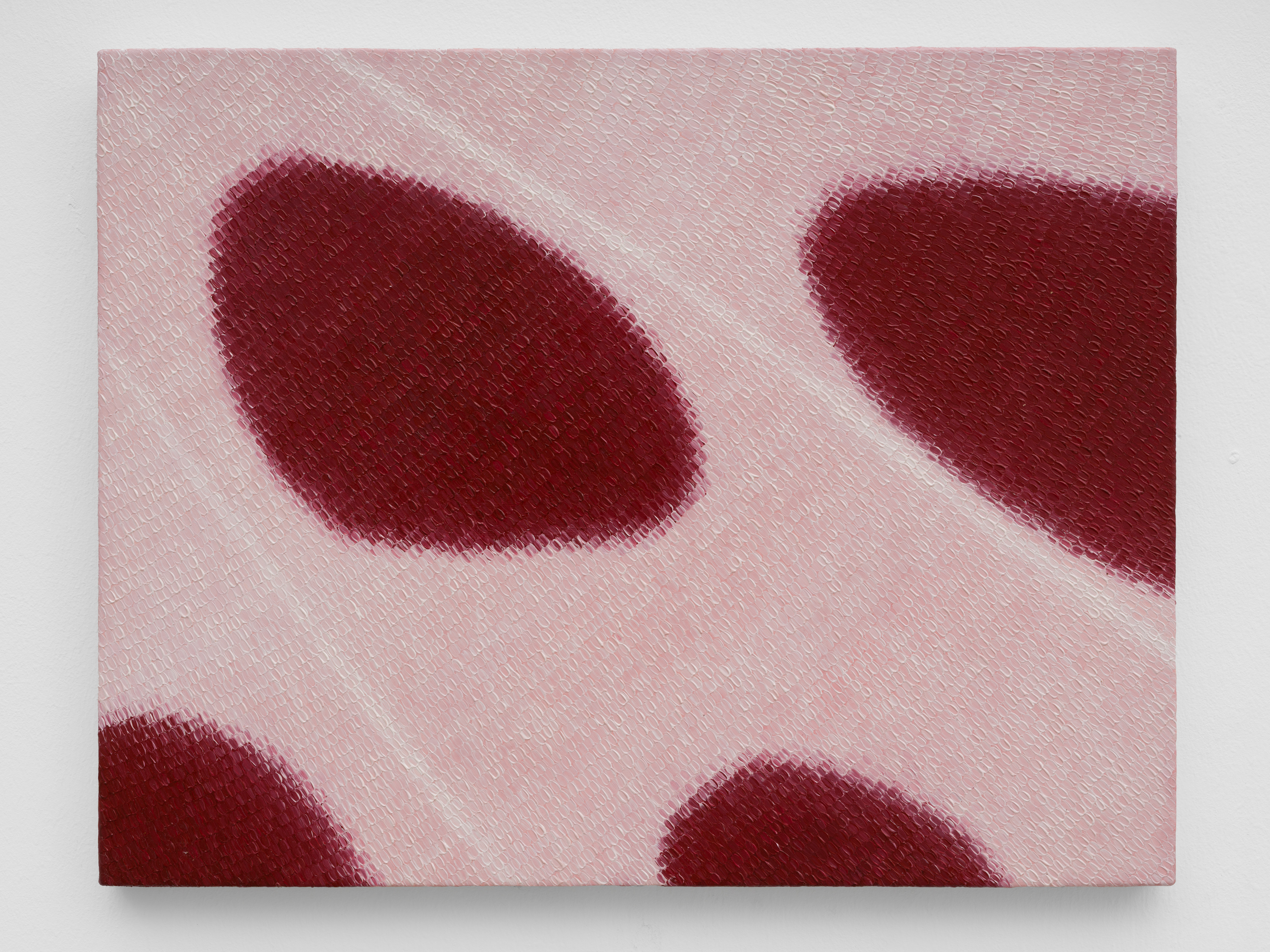 Ava McDonough, Stone Fruit, 2025, Oil on canvas, 14 (H) x 18 (W) x 1 (D) in.