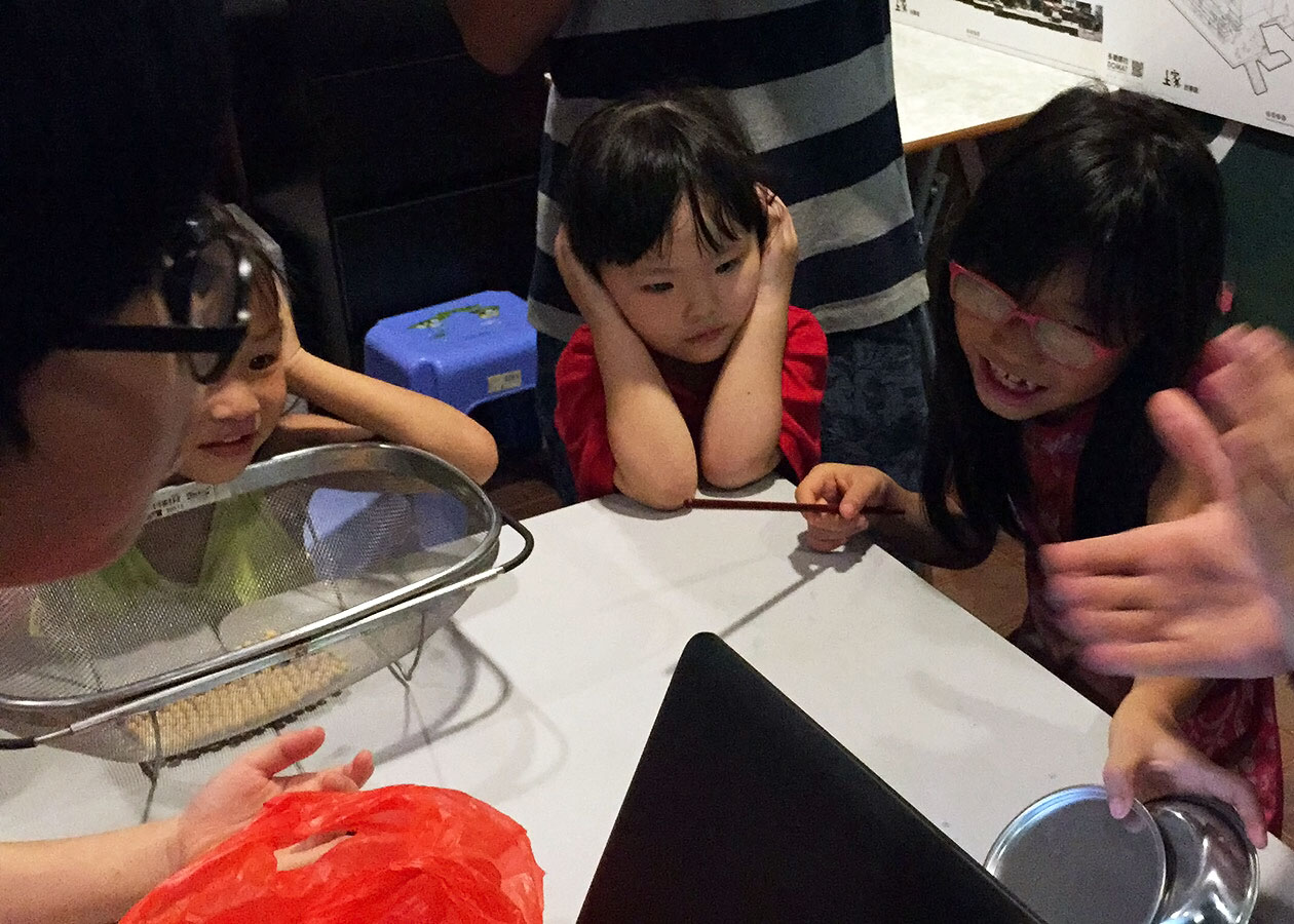  Participant experiencing sound