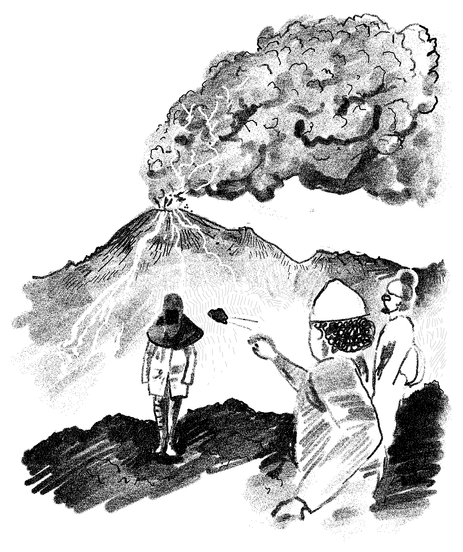 Volcano Illustration