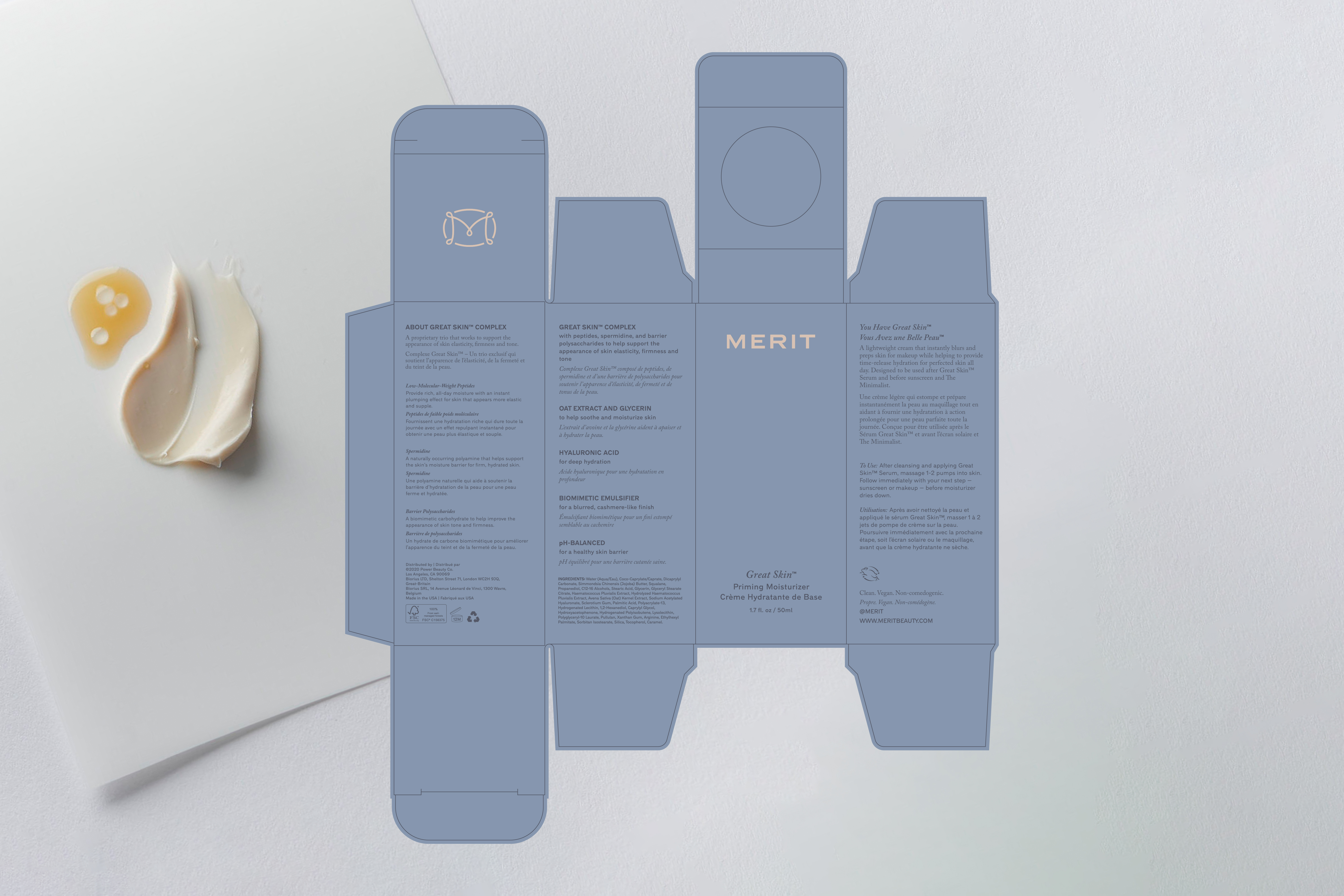 Great Skin Moisturizer, Packaging