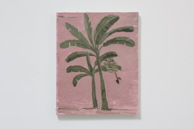 Bananeira, 2016, &oacute;leo sobre tela, 50 x 40 cm