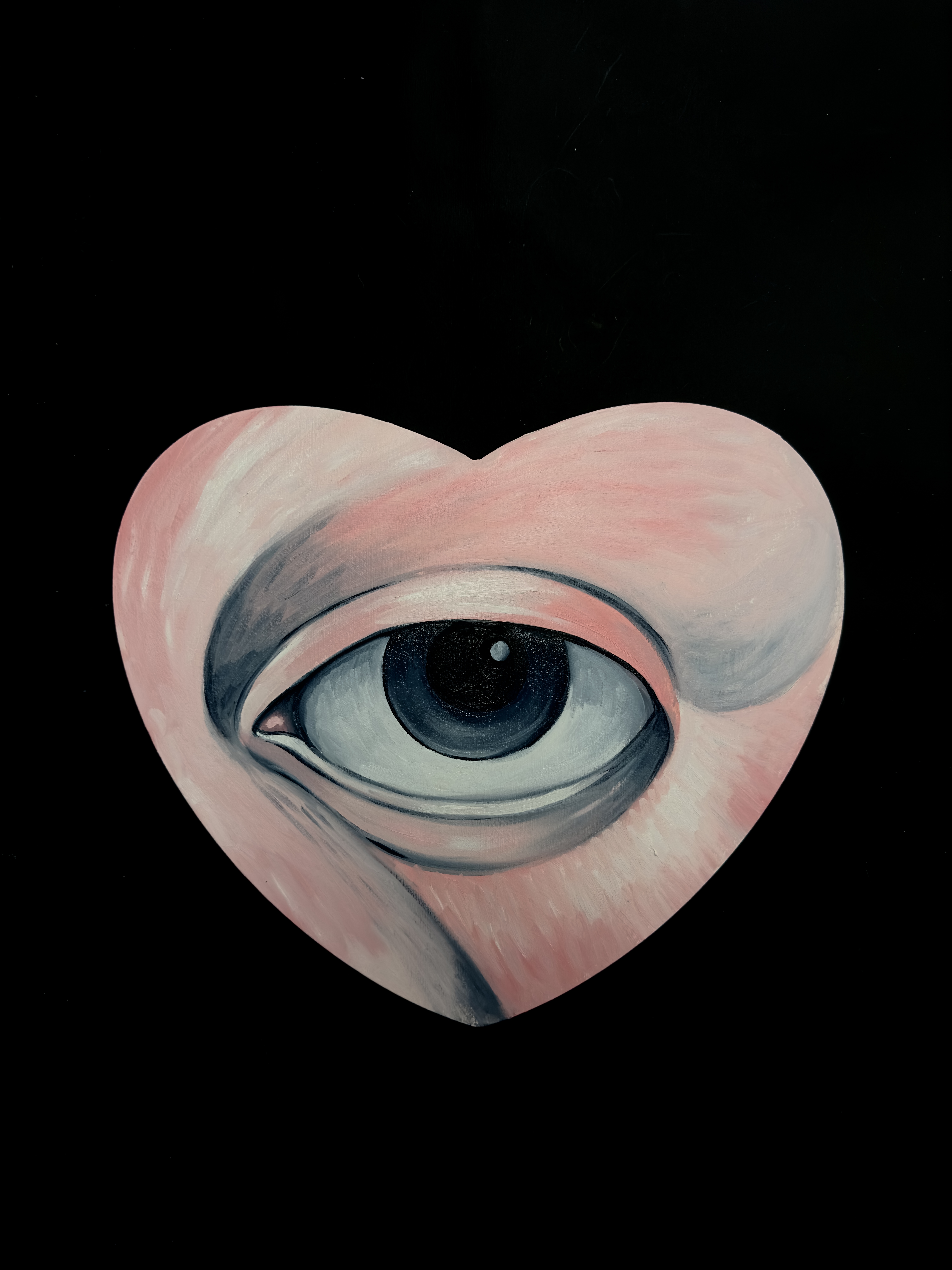 The myth eye. Oil on wood. 45x35cm. 2024