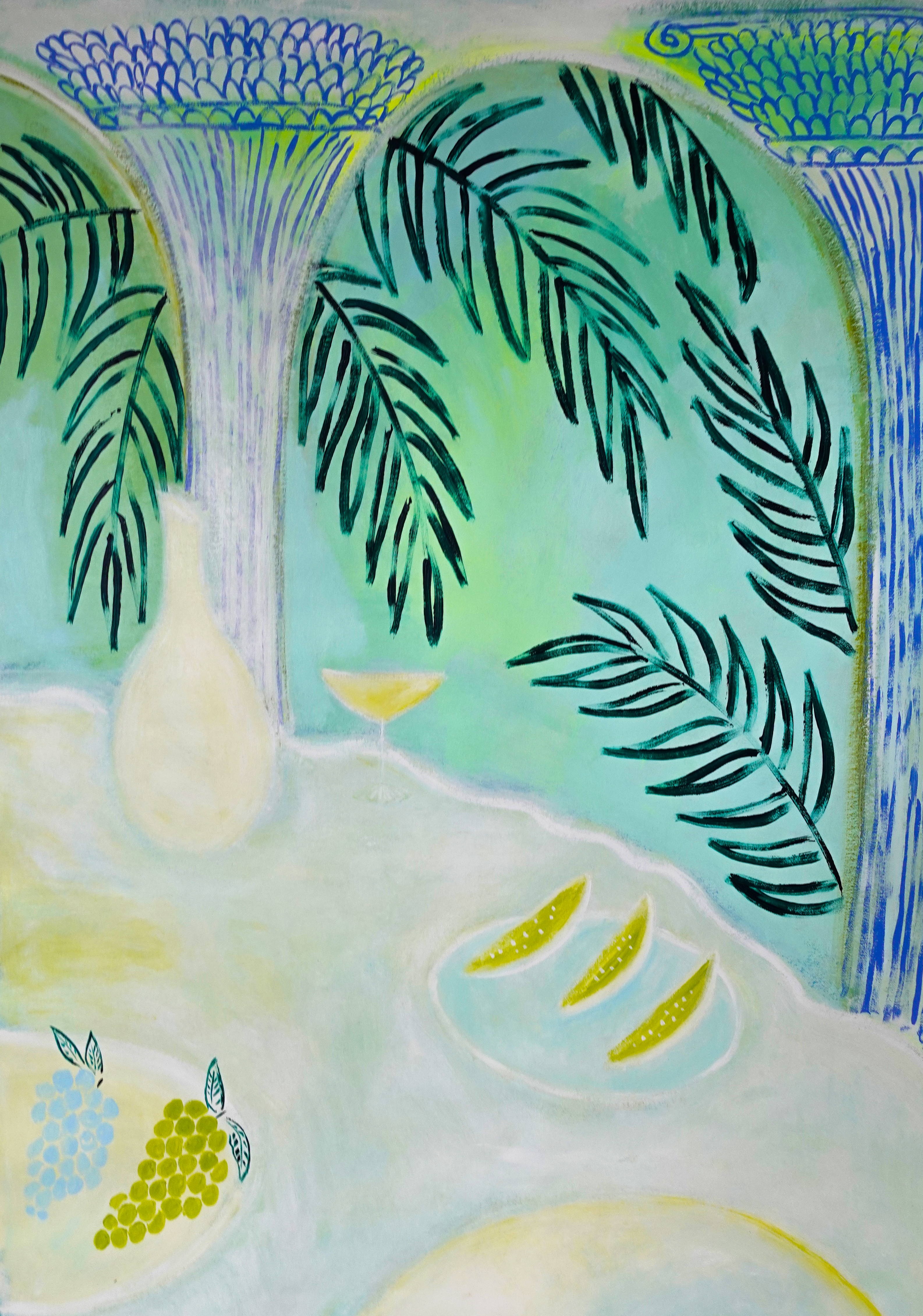 Halcyon #2, 2021. Acrylic on canvas. 100.5cm x 144.5cm