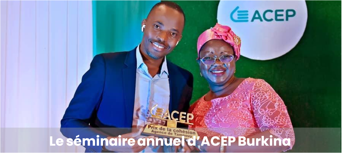 Le séminaire annuel d'ACEP Burkina est un événement de Team Building qui...