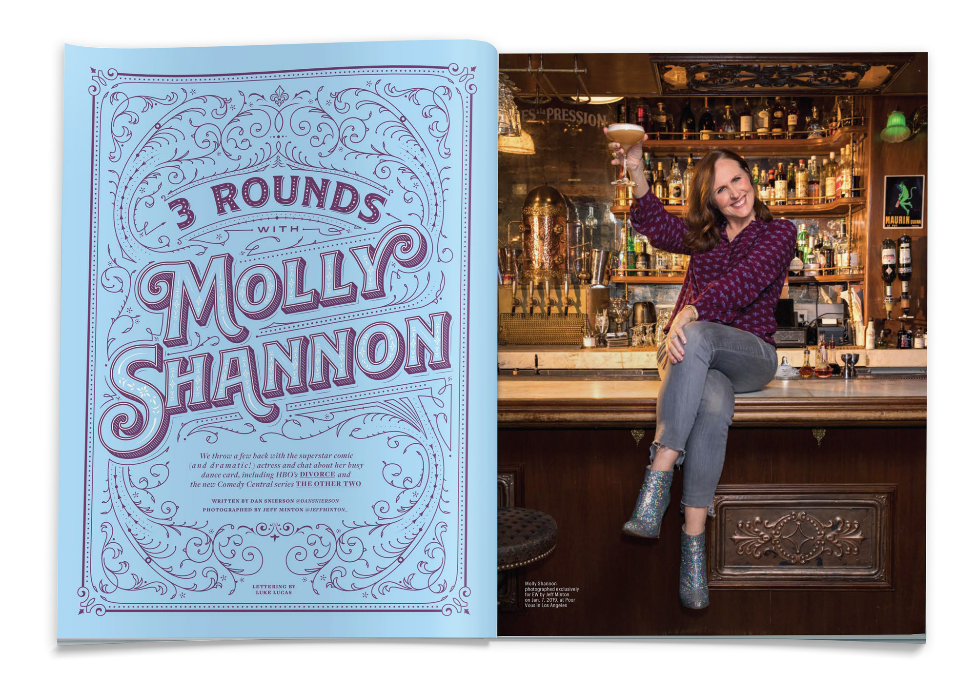 Entertainment Weekly – 3 Rounds WIth Molly Shannon – May 2019