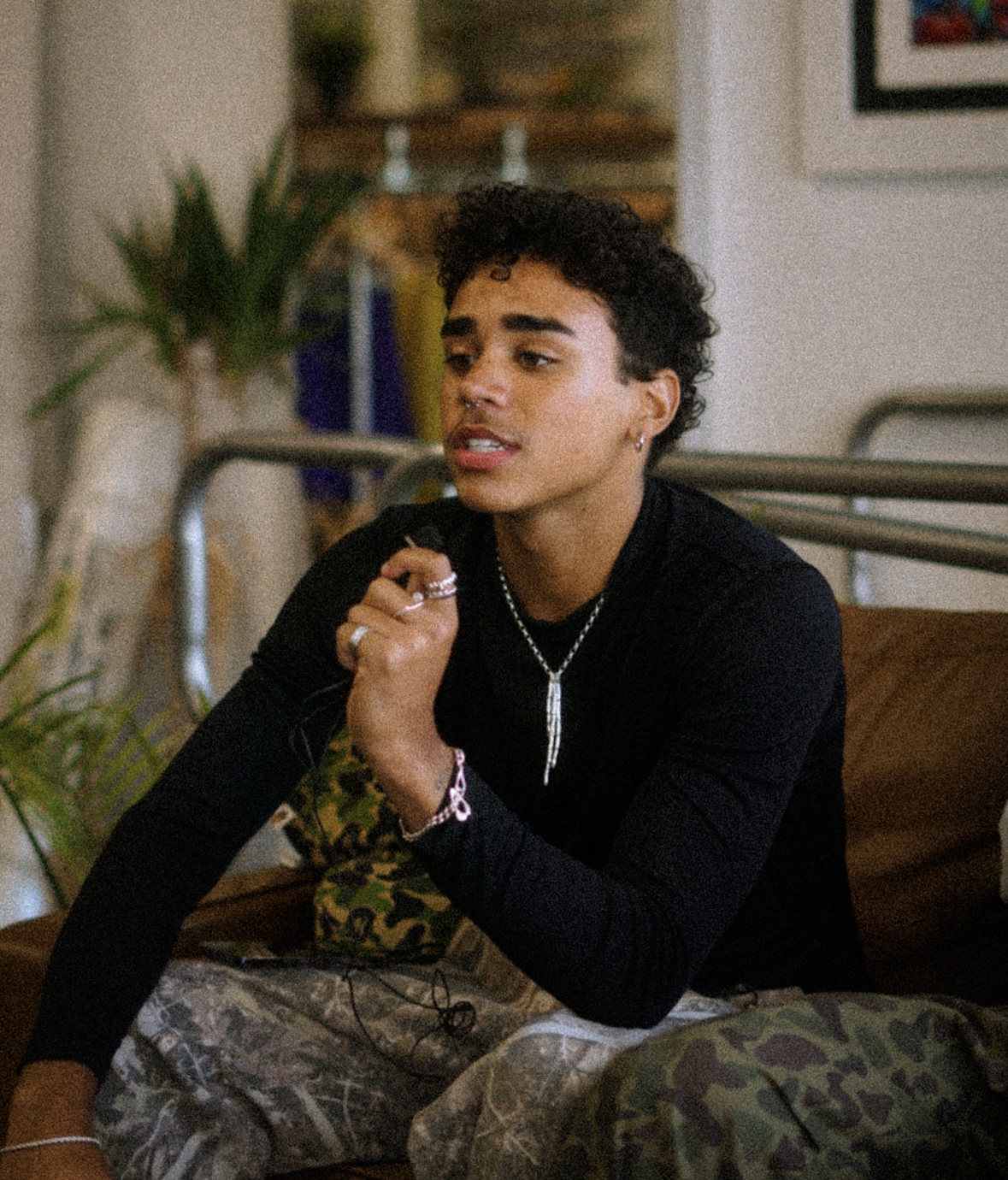 Portrait of Ishmael Bennet, fashion stylist.