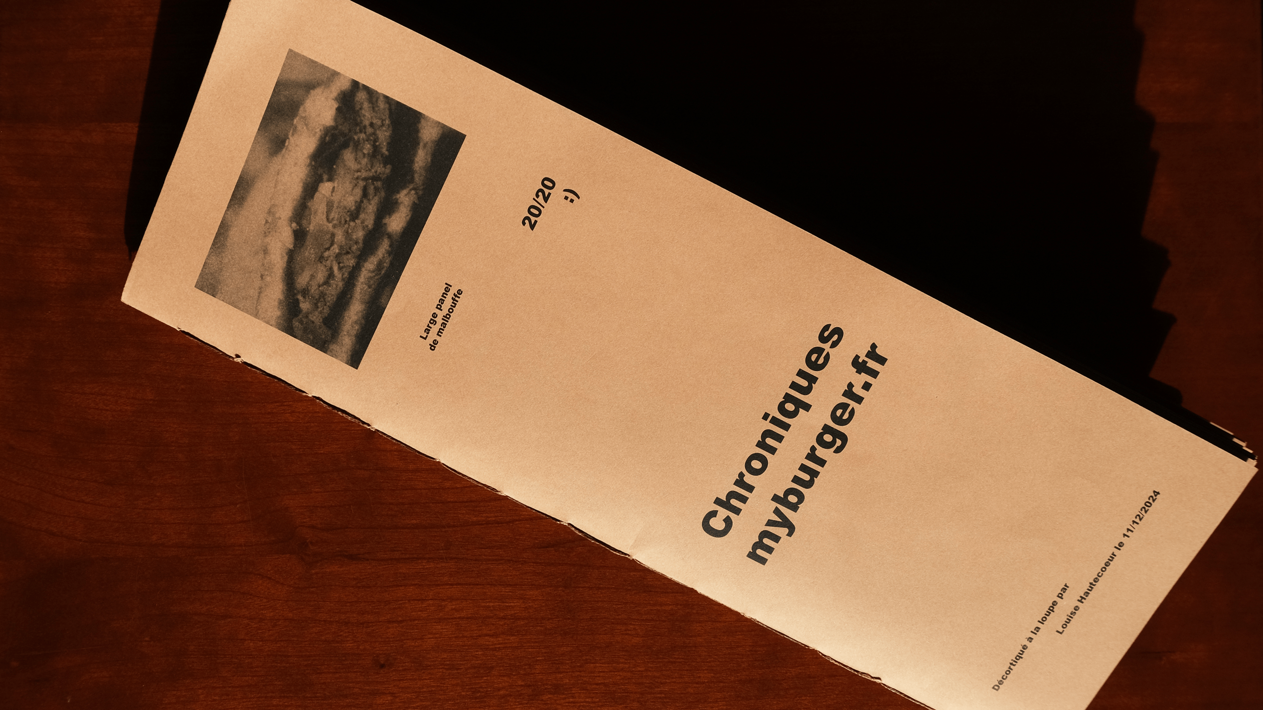 Chronique Myburger.fr - Fanzine