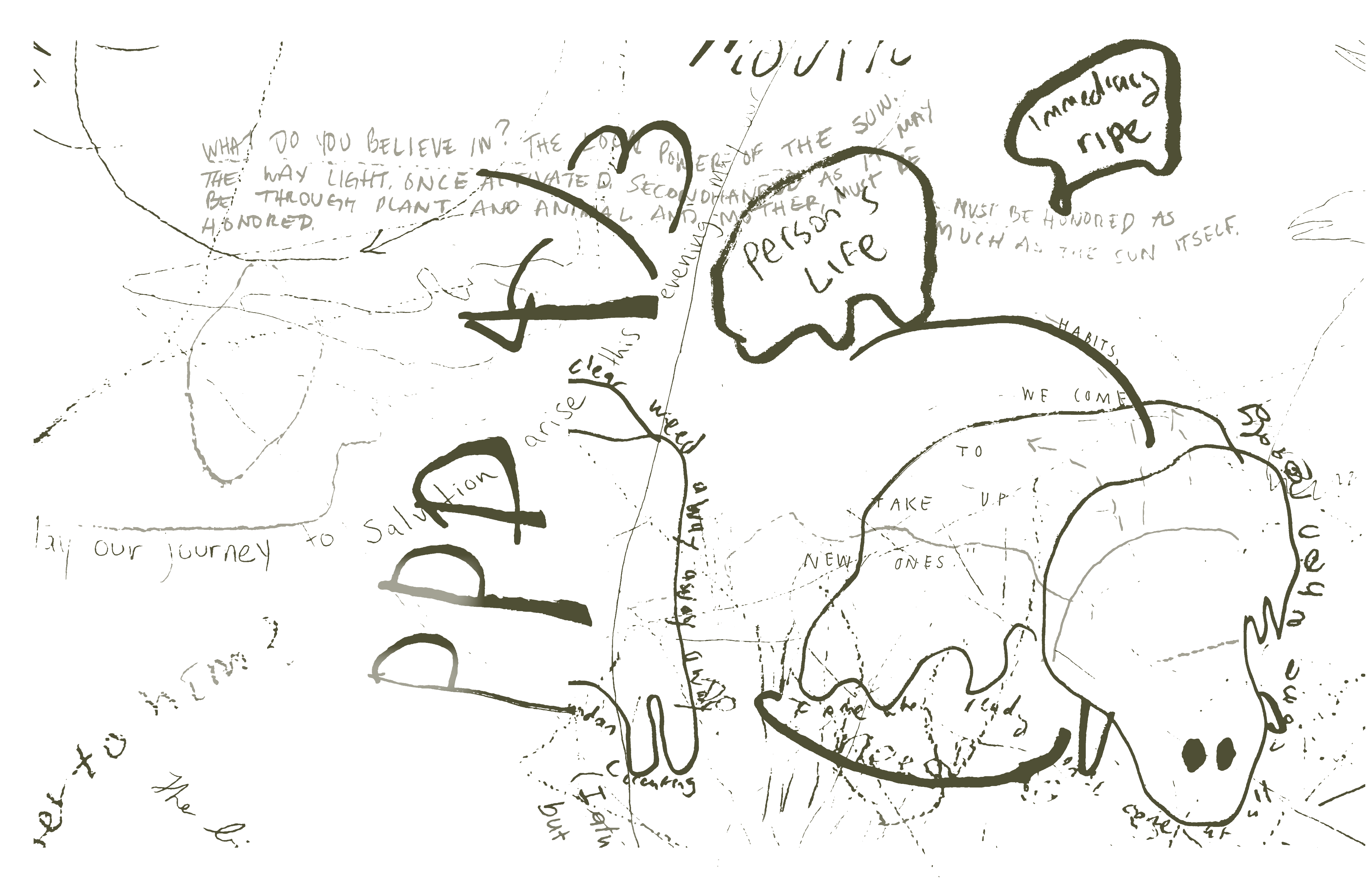 a drawing from Upstream's 2024 workshop