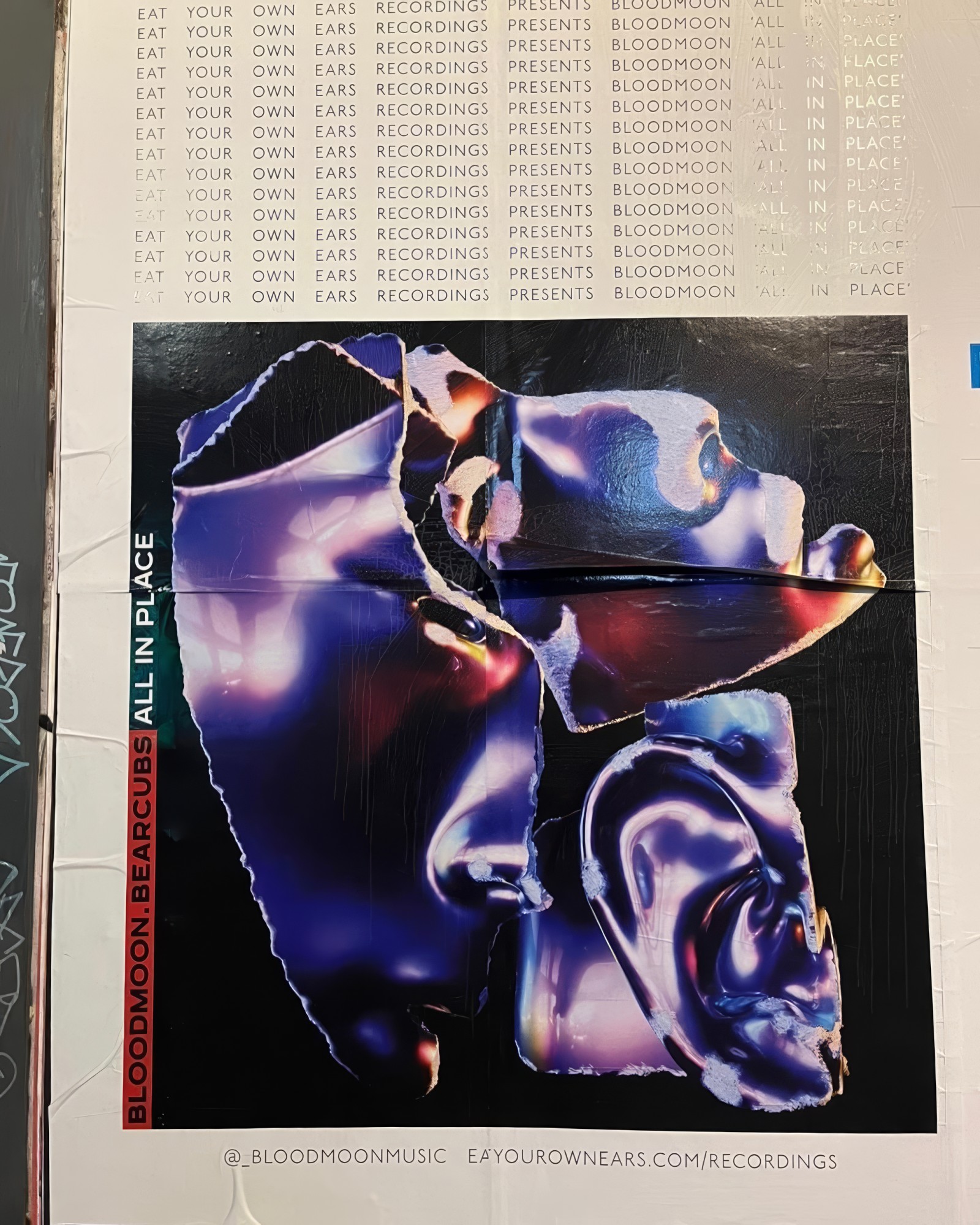 Bloodmoon poster campaign in East London