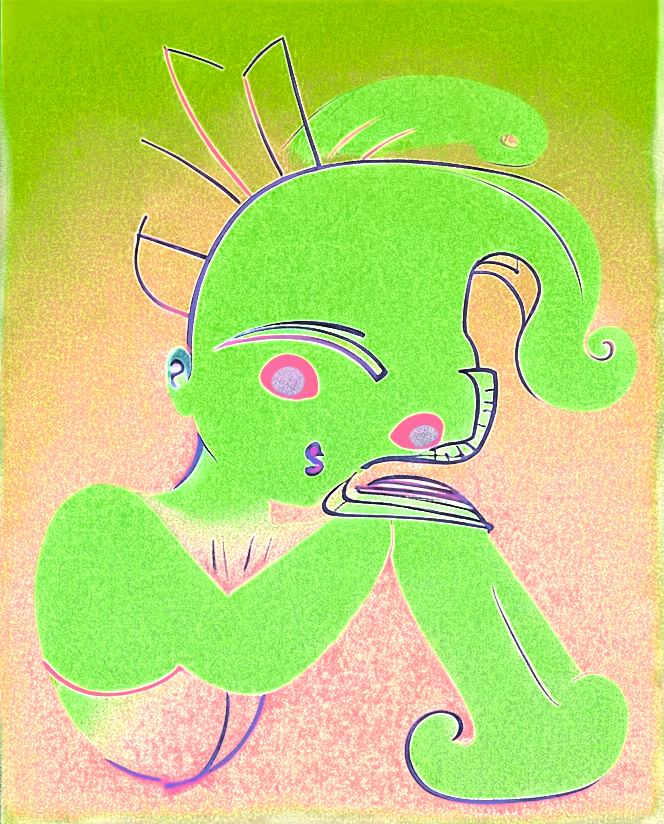 AI generated profile portrait 04