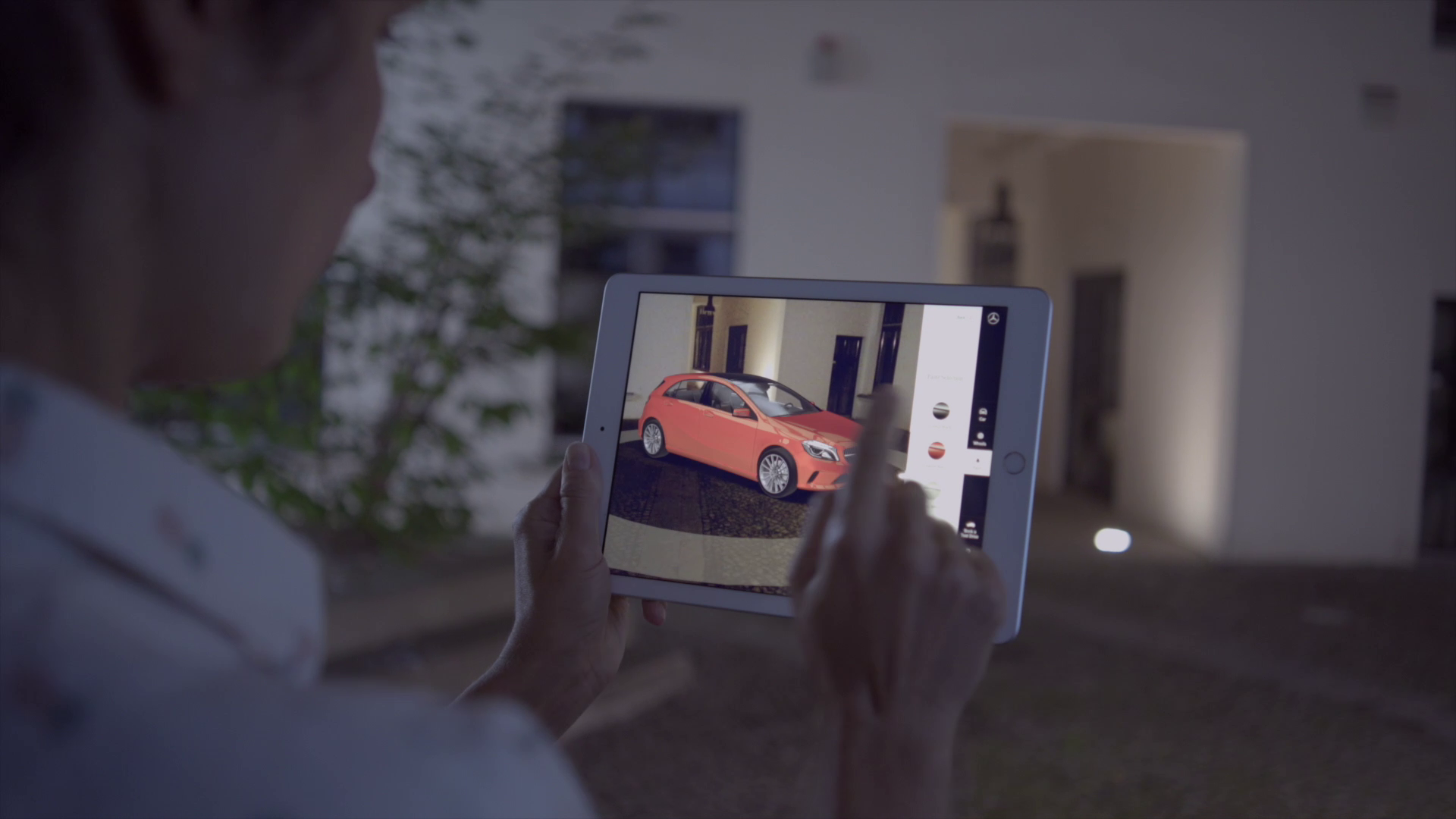 Mercedes cAR AR visual still 01