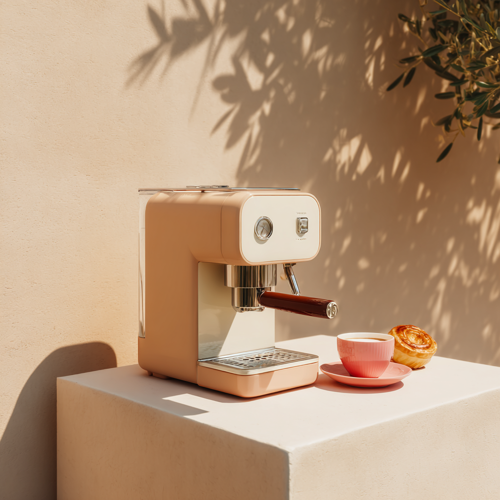 Expresso Atlas — hero machine as sculpture