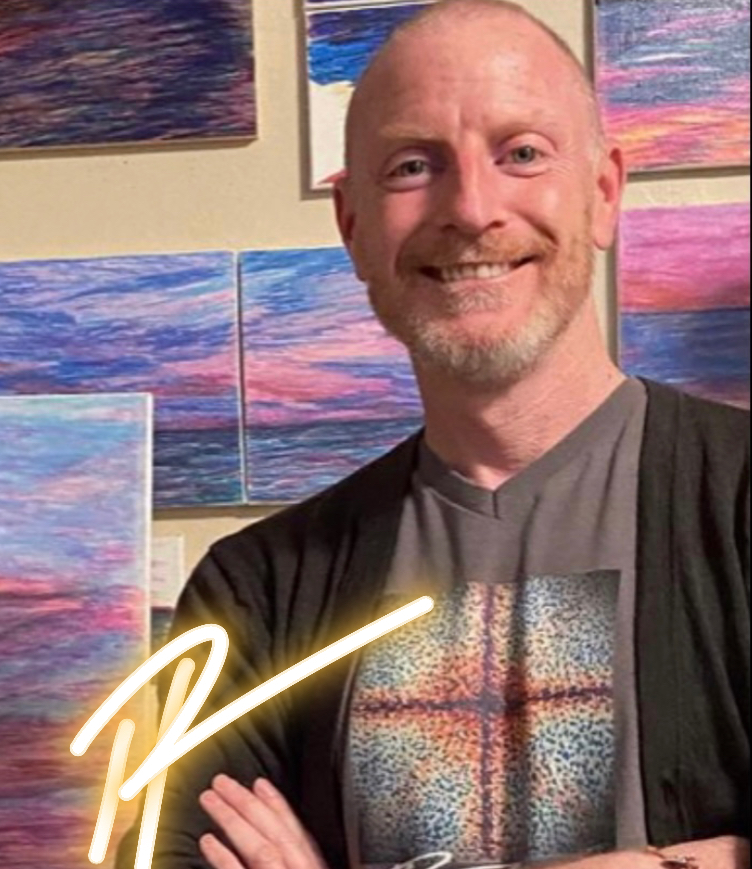 Portrait of artist Russ Robinson