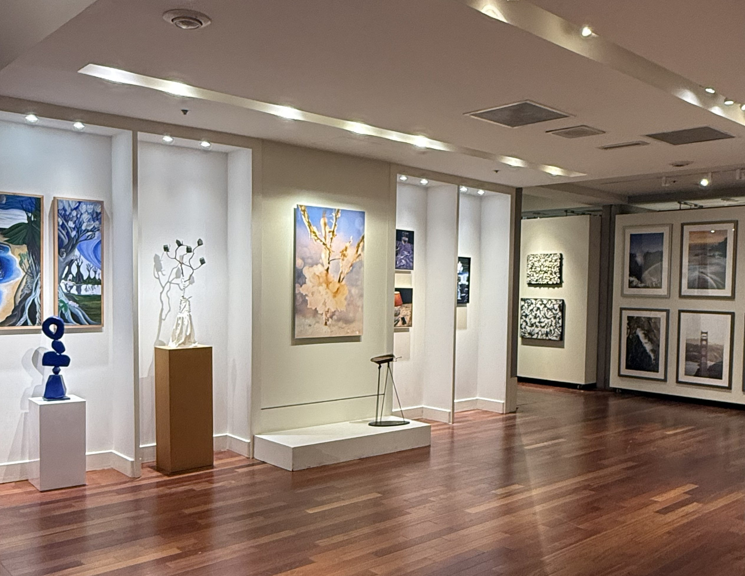 Contemporary art piece on display in the cultural venue.