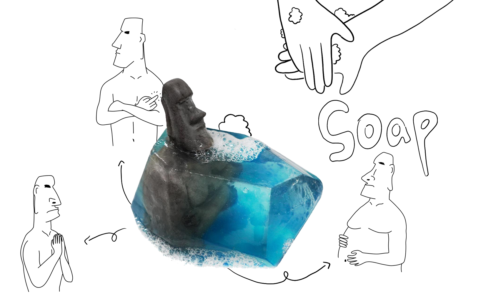 Moai Soap Main Image