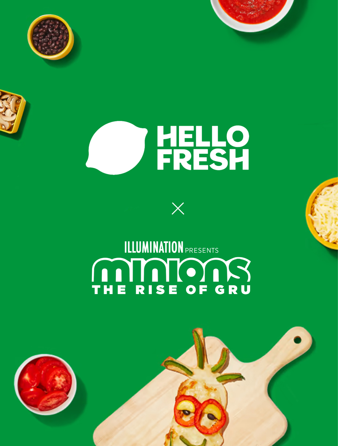 HelloFresh x Minions: Rise of Gru