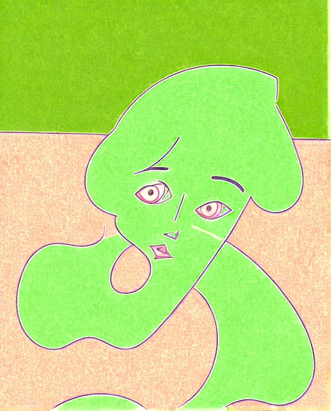 AI generated profile portrait 03