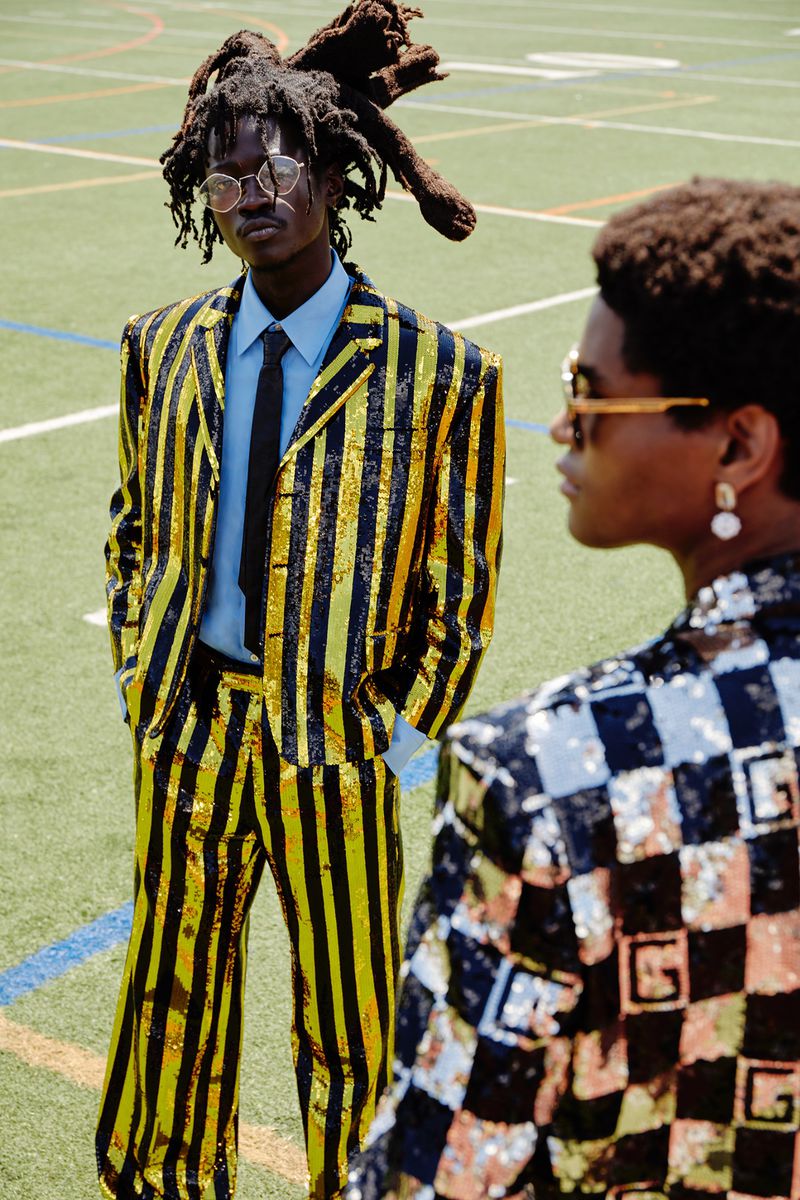 Editorial portrait from Team Spirit Gucci story