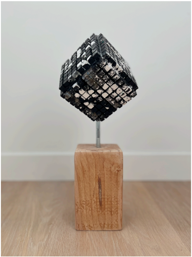 Digital/Augmented Reality art titled 'Purrsephone Purrvillion' by Kevin Ang