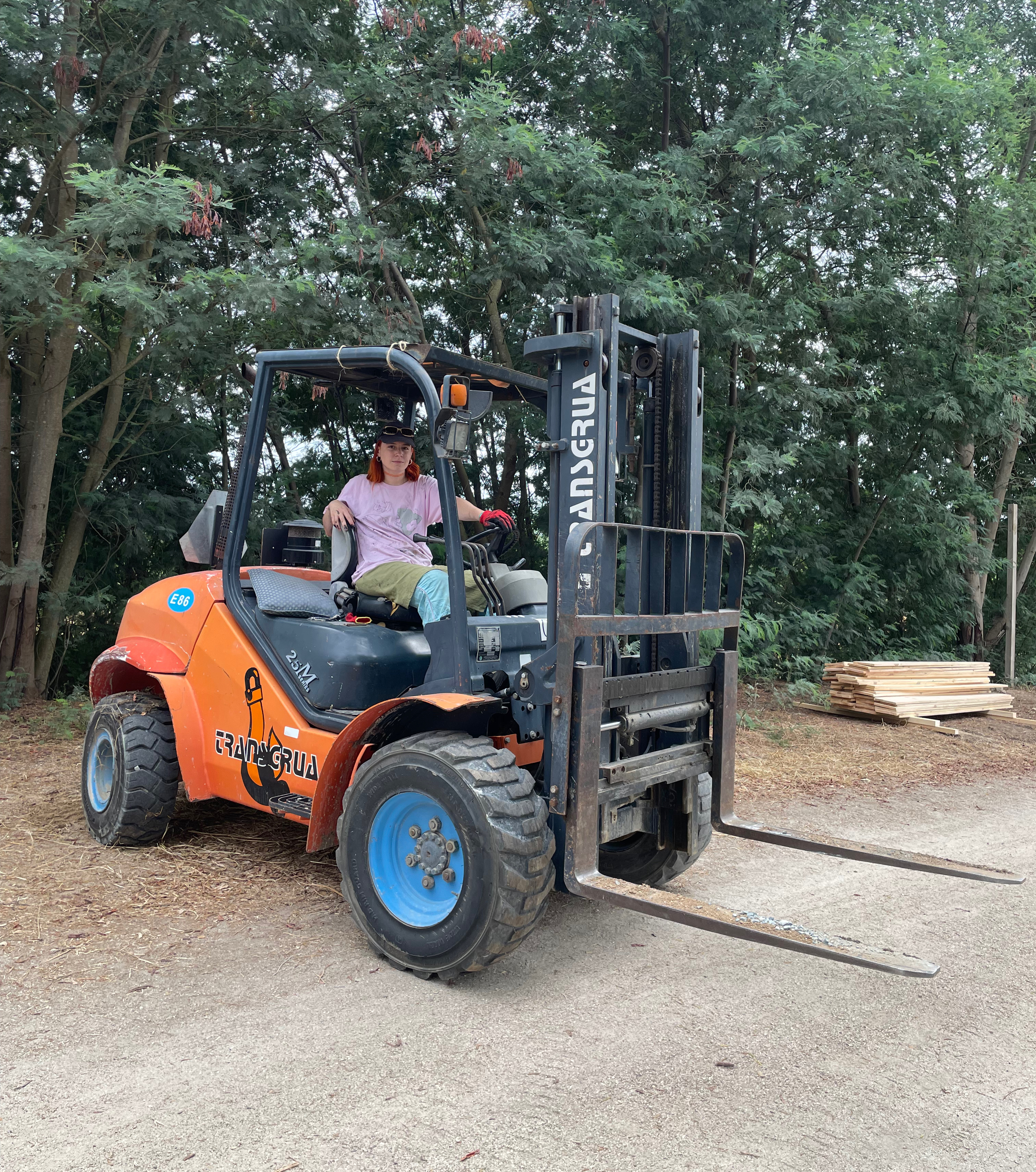 Inés forklift certified