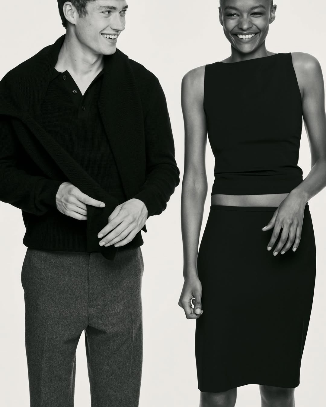 Adele Ruboneka for Club Monaco Fall 2024 campaign