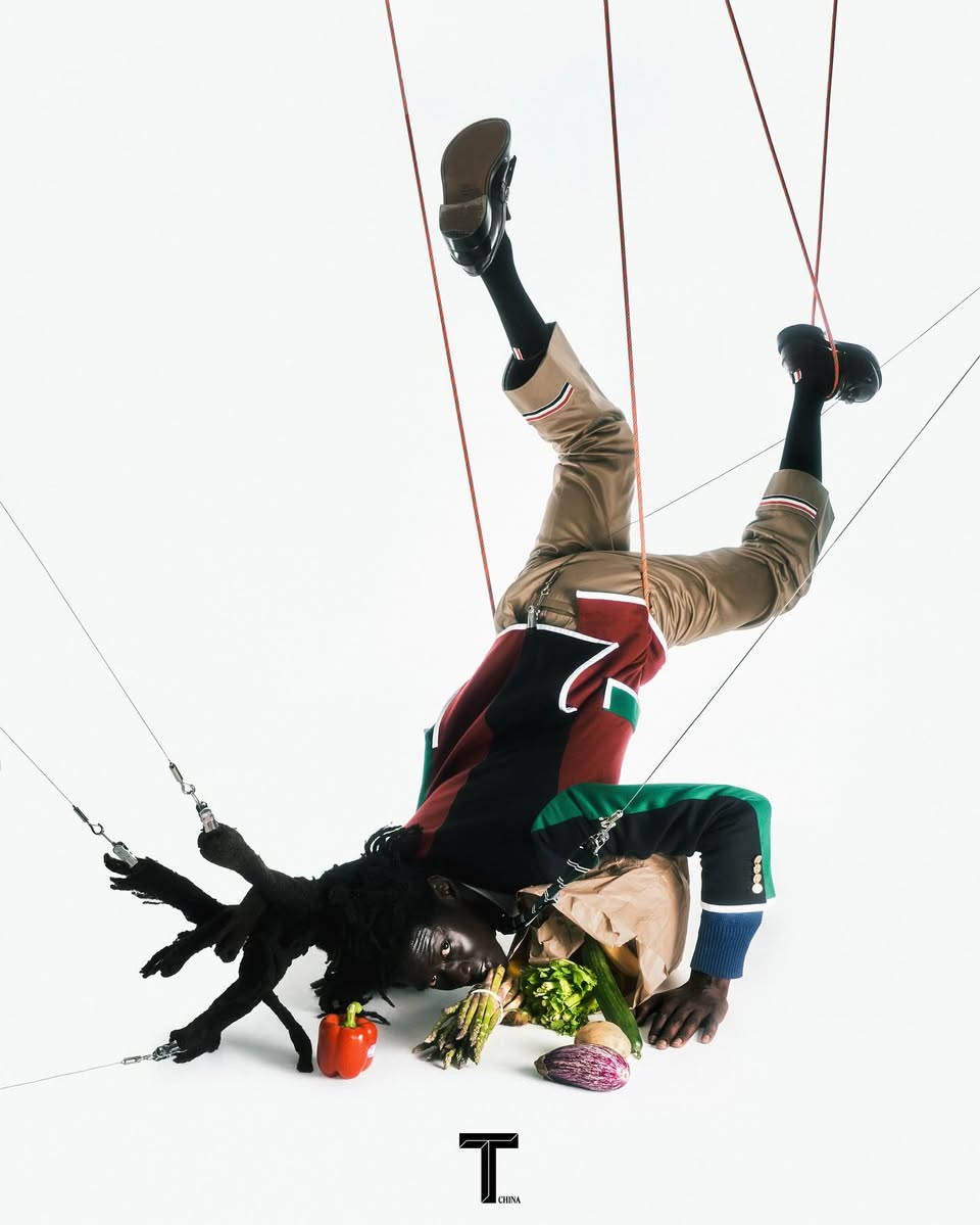 Ahmad Cisse for T Magazine China Hang in There