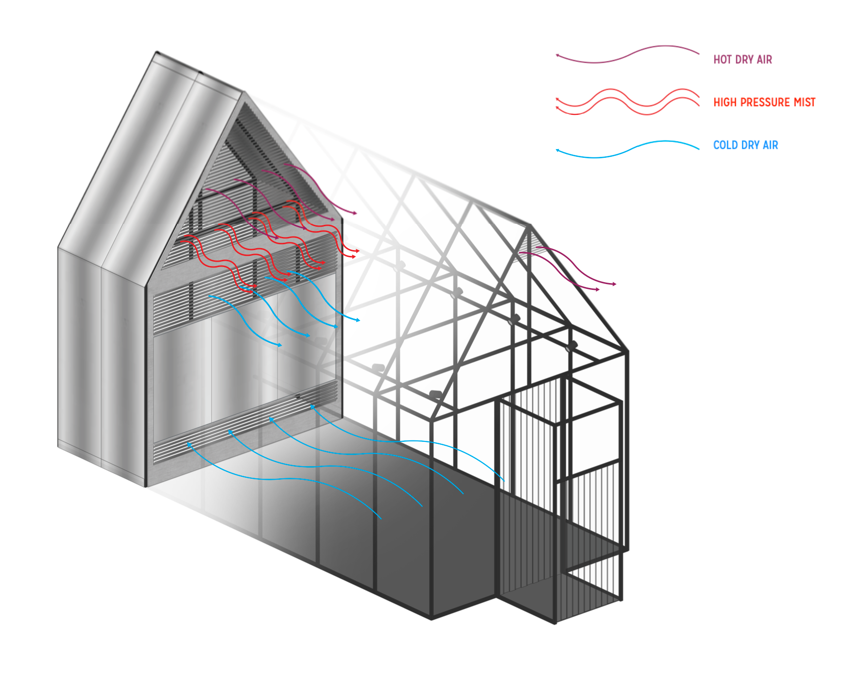 Cloud House installation detail