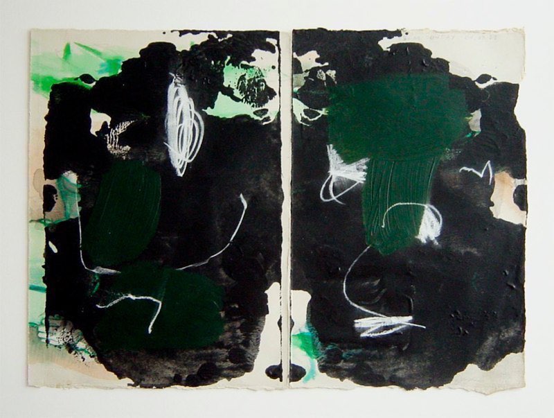 Palm Sunday 2003acrylic on paper&nbsp;11.25x15”