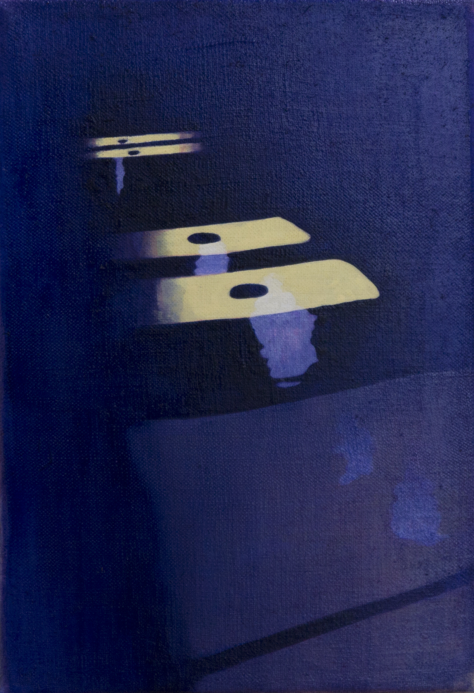 Untitled (pedals) II, 25.5x17.5cm, oil on canvas, 2020 