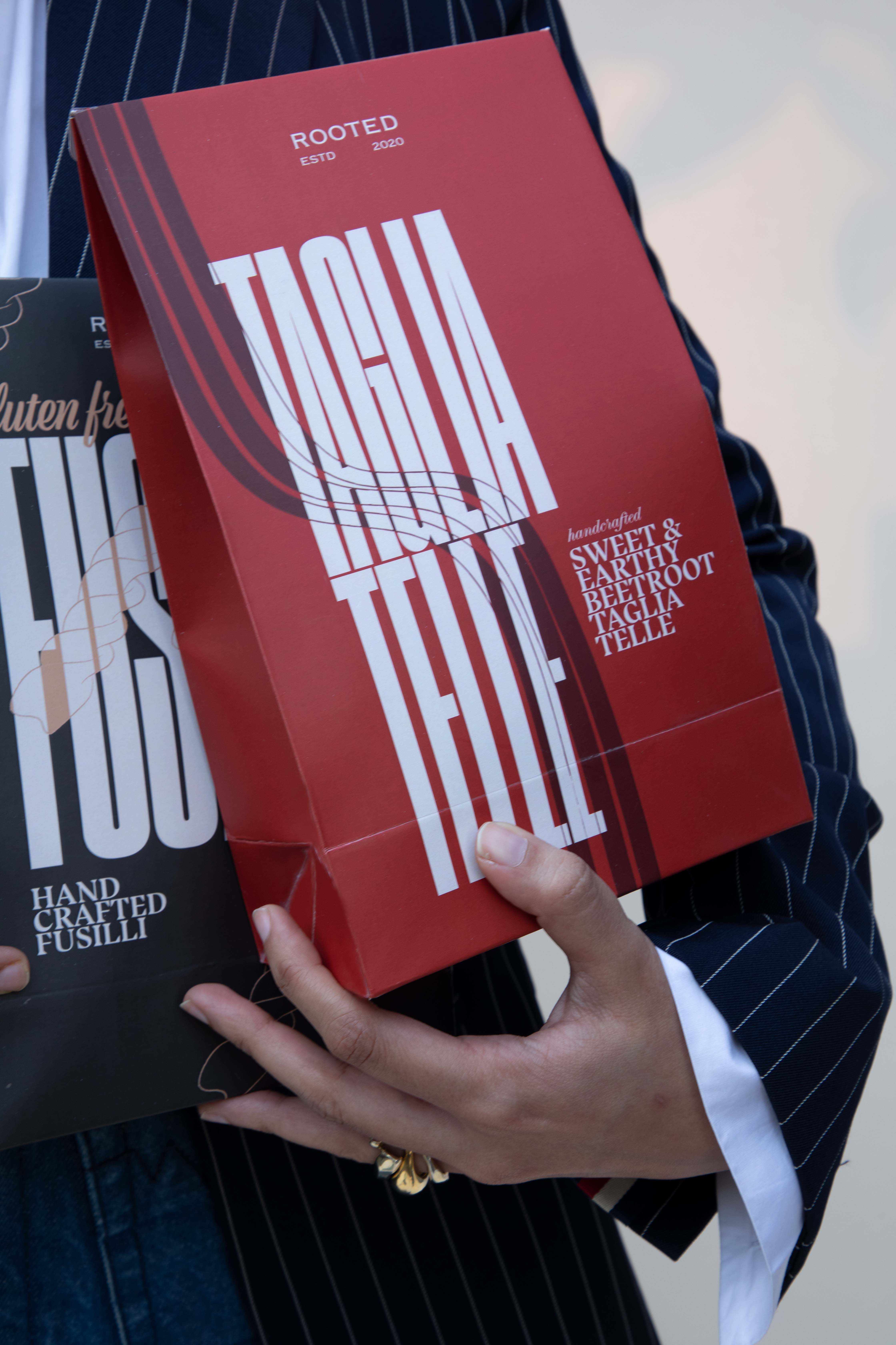 Pasta packets so chic, you want to carry them around