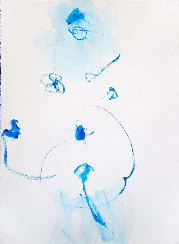 Orgy 2018acrylic/paper  22x30”