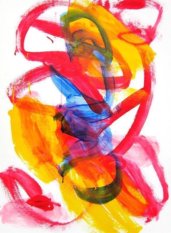 Satyr 2013acrylic/paper  22x30”