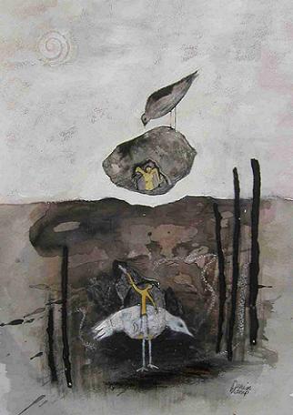 Wat mij op de tast waardevol lijkt breng ik aan het licht Werk op papier Dit werk is verkocht.