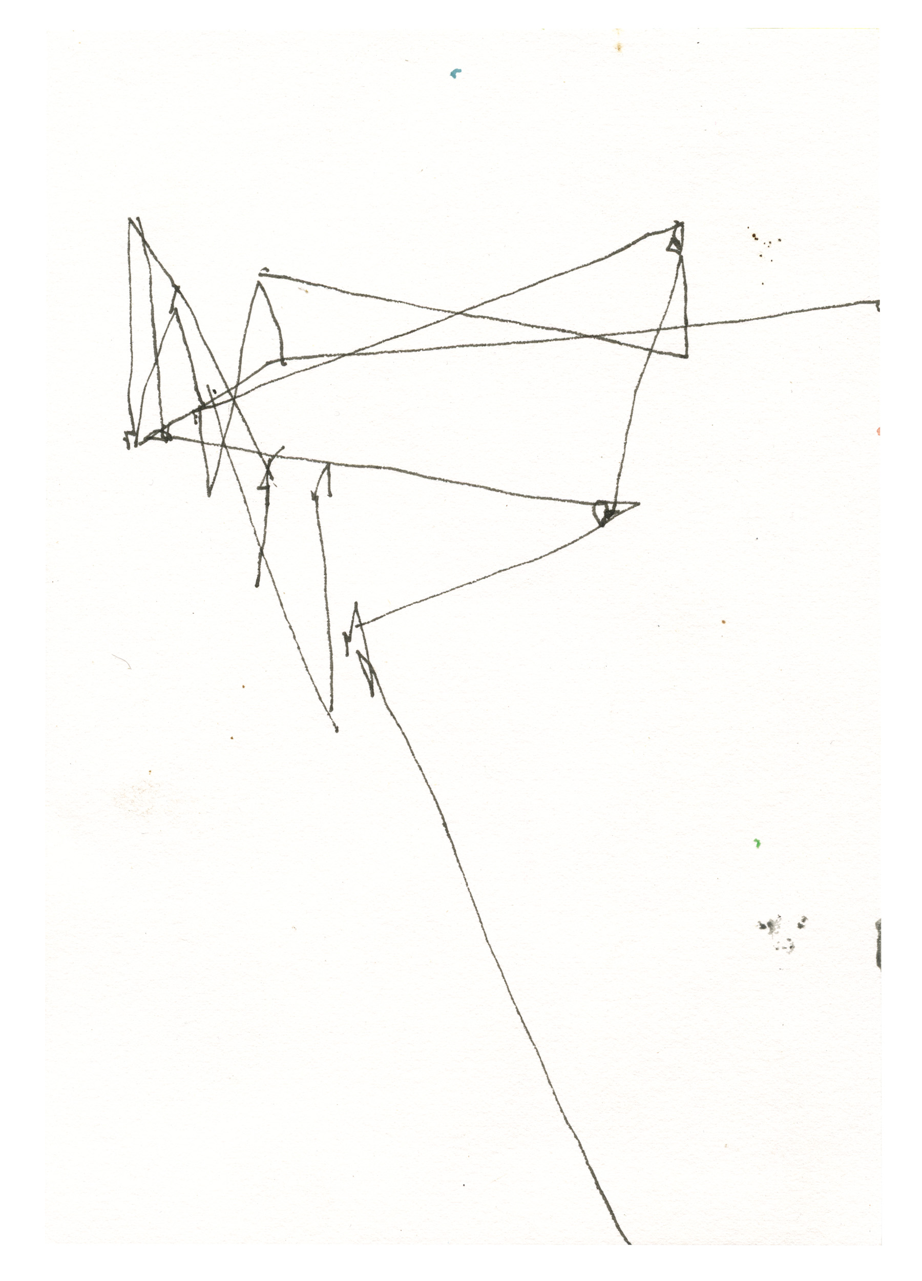 2304, ink on paper, 7 x 5 inches