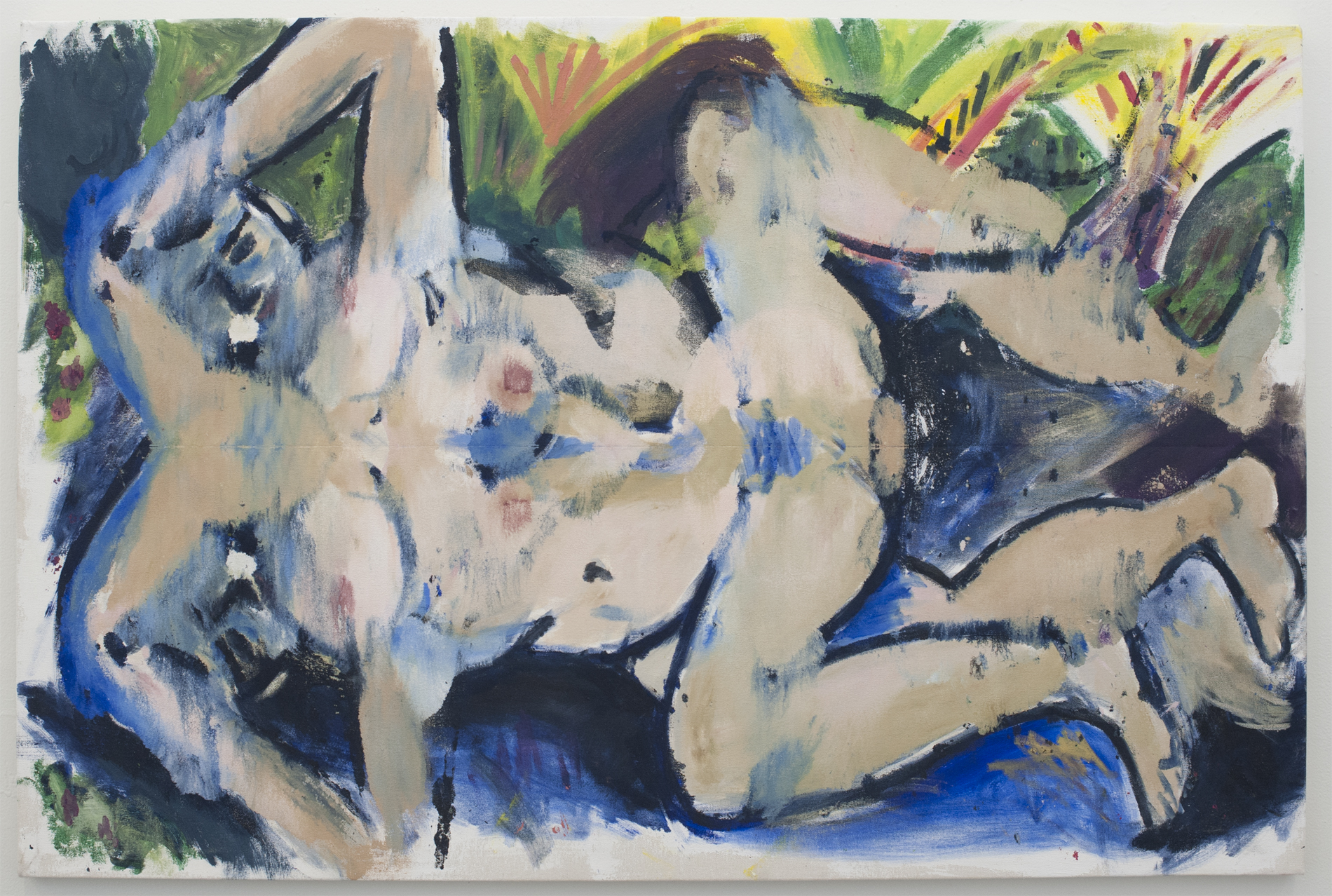 Blue Nude (Matisse), 2016 Oil on canvas 34x52in