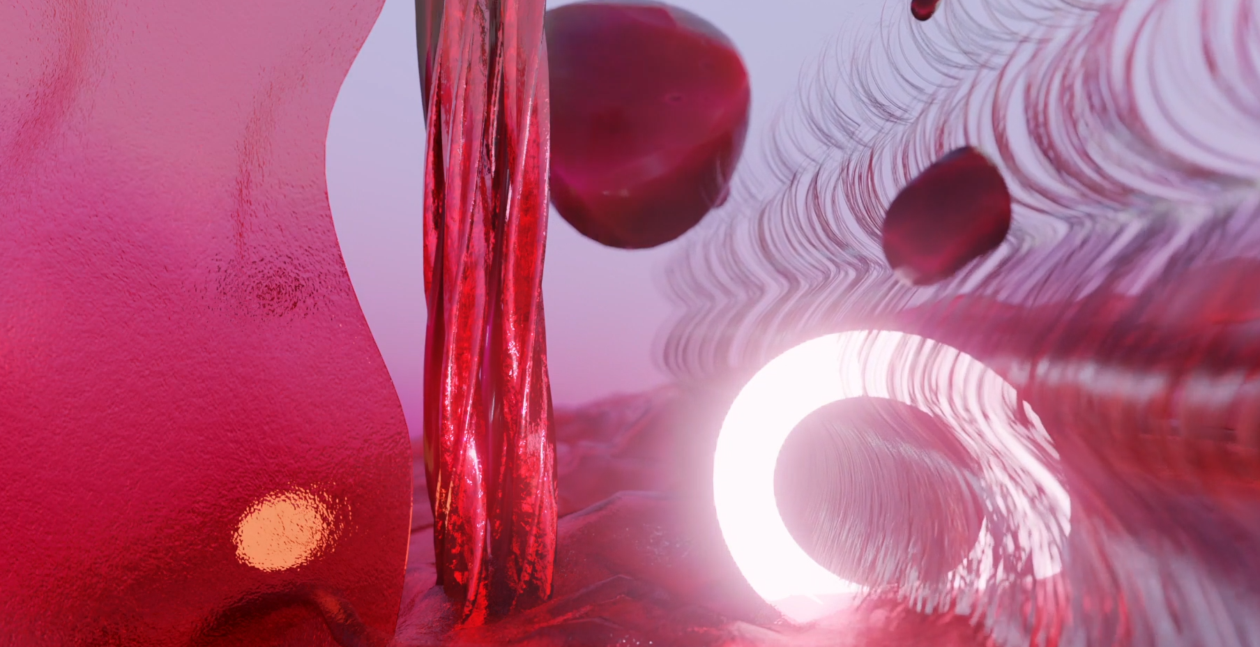 Anna Hughes, Blender Experiment #9, Digital image, 2023