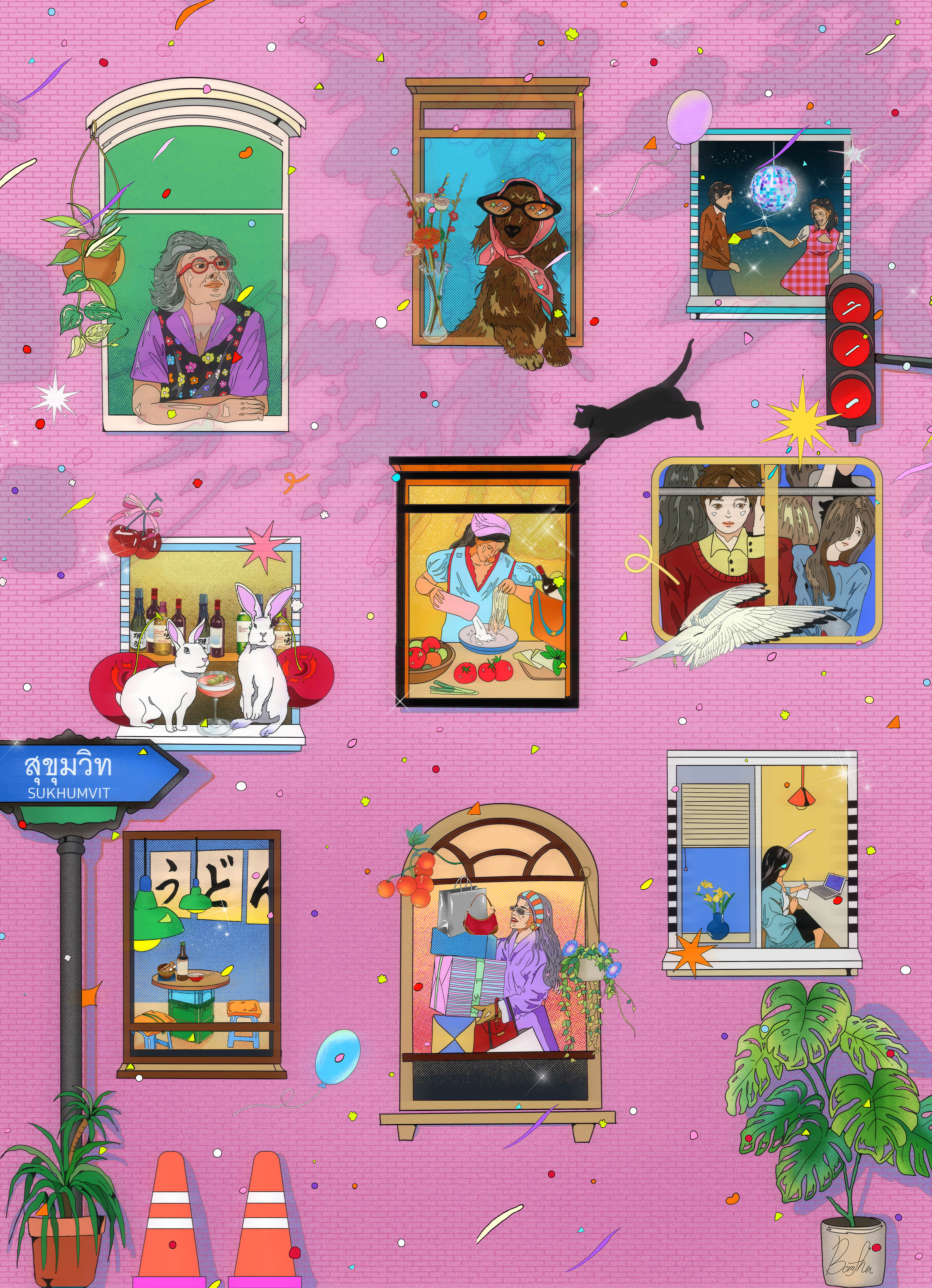 The window of Sukhumvit